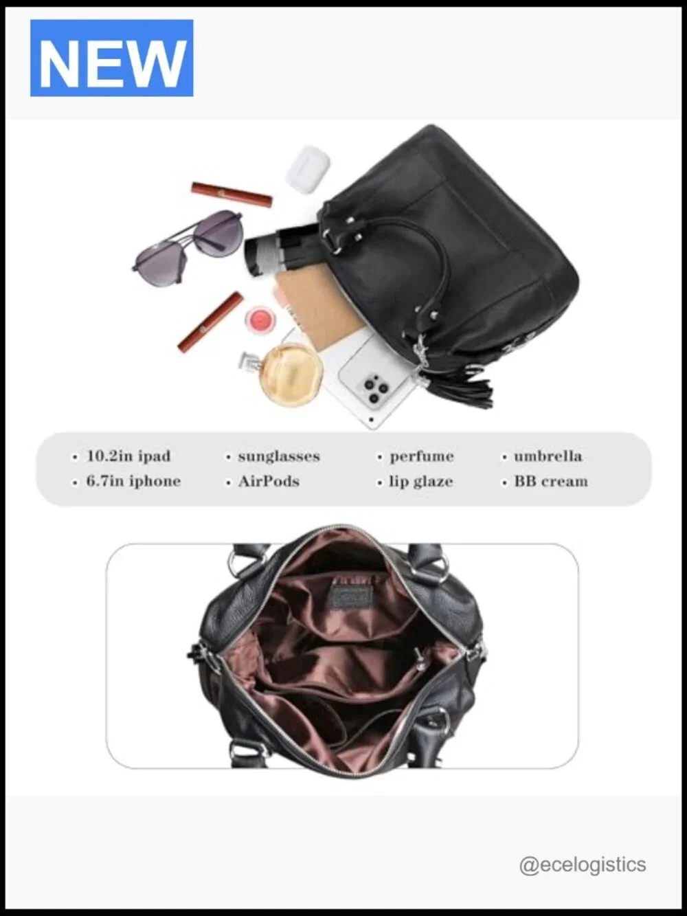 Genuine Leather Satchel Tote Crossbody Handbag Hobo Shoulder Bag